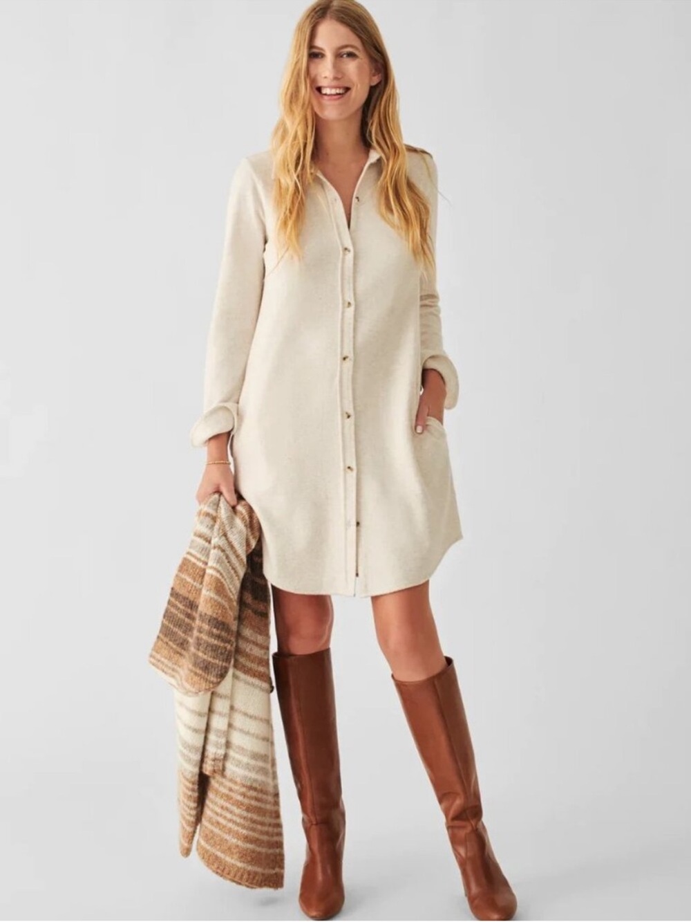 Faherty Women's Legend Sweater Dress